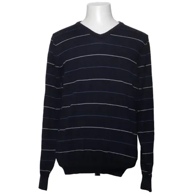 Pullover (Blue) from Dressmann Premium Collection Merino wool