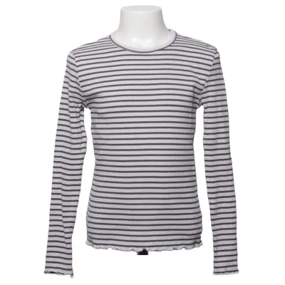 Lange mouwen shirt (Grijs, Wit) van C&A Katoen, Elastaan, Metallvezel, Polyester