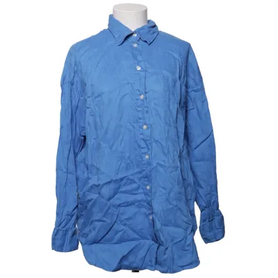 Shirt (Blauw) van H&M Premium Quality Linnen