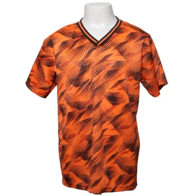 T-shirt (Orange, Noir) de Ergeenomixx Polyester