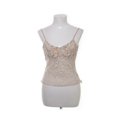 Top (Beige, White) from La Perla Cotton, Polyamide, Viscose