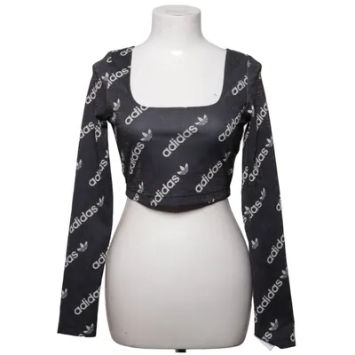 Trainingsoberteil (Schwarz, Weiß) von Adidas Originals Elasthan, Metallfaser, Polyester, Viskose