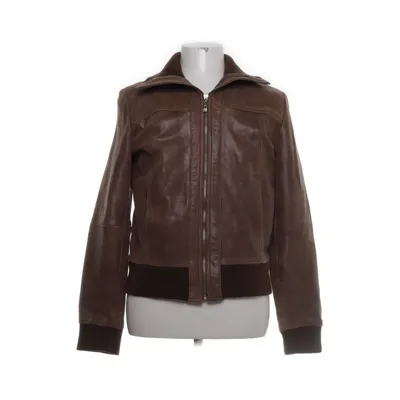 Leren jack (Bruin) van Zahra's Collection Leer, Polyester