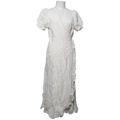 Wrap dress (White) from & Other Stories Linen, Polyester