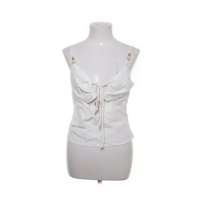 Tank­top (Weiß) von Guido Maria Kretschmer for About You Baumwolle, Leinen, Viskose