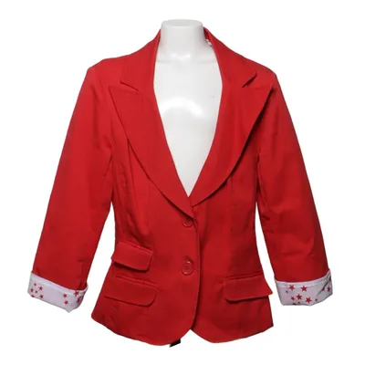 Blazer (Red, White) from Tally Weijl Cotton, Elastane, Polyester