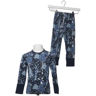 Pajamas (Blue, Multicolored) from Polarn O. Pyret Elastane, Organic cotton