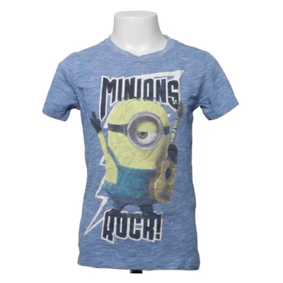 T-shirt (Blå, Flerfärgad) från Minions Bomull, Polyester, Viskos