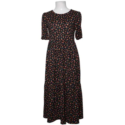 Jurk (Zwart, Oranje, Groen) van Cropp Elastaan, Polyester