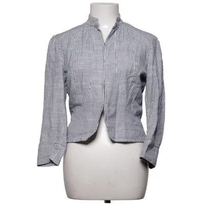 Blazer (Blauw, Wit) van Julie Fagerholt Acetaat, Katoen