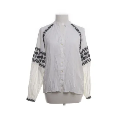 Blus (Vit, Svart) från Zara Polyester, Viskos