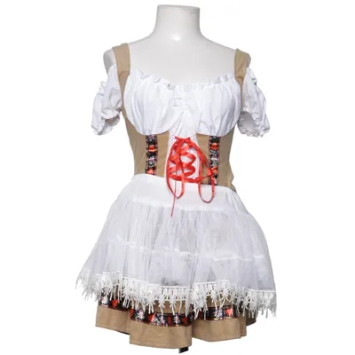 Dirndl (Beige, Brown, White, Multicolored) from Boland Polyester