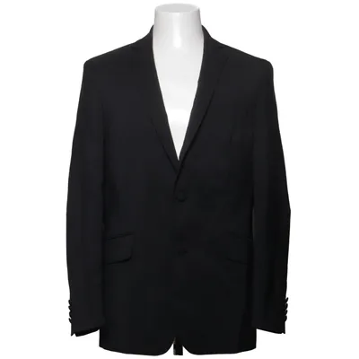 Blazer (Black) from De Renouard Polyester, Viscose, Wool