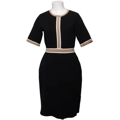 Jurk (Zwart, Beige, Wit) van Hobbs Elastaan, Polyamide, Viscose, Wol