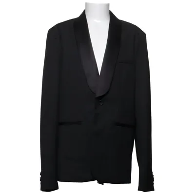 Smoking blazer (Zwart) van Zara Polyester, Viscose