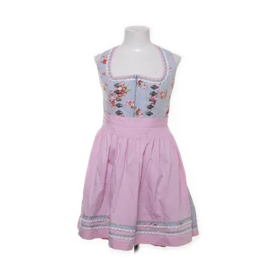 Dirndl (Roze, Blauw, Wit) van Krüger Madl Katoen, Polyester