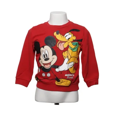 Collegetröja (Röd, Flerfärgad) från Disney Mickey Mouse Bomull, Polyester