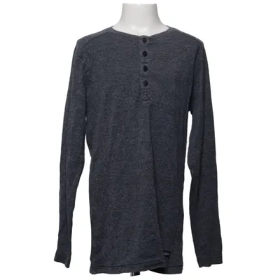 Henley Shirt (Grau) von Mono Baumwolle, Polyester