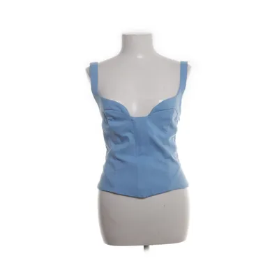 Crop top (Blue) from Zara Elastane, Polyamide, Viscose