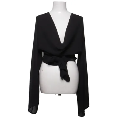 Blouse portefeuille (Noir) de Peppermayo Élasthane, Polyester