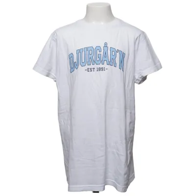 T-shirt (Hvid, Blå) fra Djurgårdens IF Økologisk bomuld