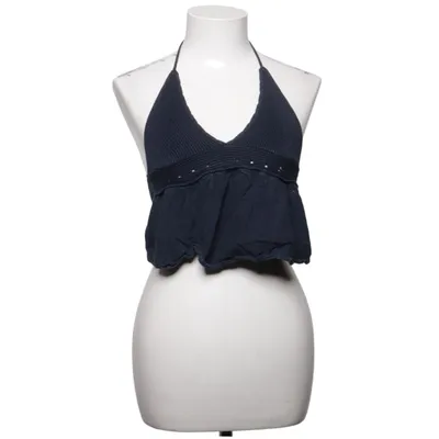 Halterneck top (Blå) fra Subdued Linned, Polybutylen, Viscose