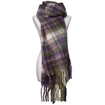 Scarf (Purple, Green, Pink) from Woolrich Alpaca wool, Mohair, Polyamide