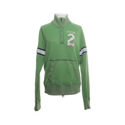 Collegetröja (Grön) från Abercrombie & Fitch Bomull, Polyester