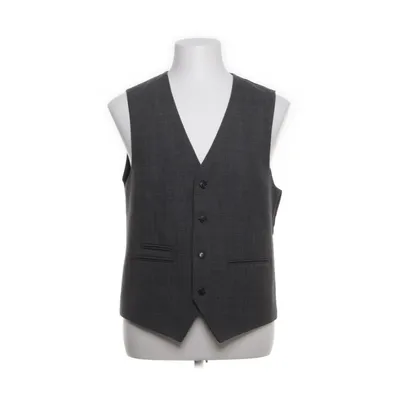 Suit vest (Gray, Black) from Bläck Polyester, Wool, Viscose