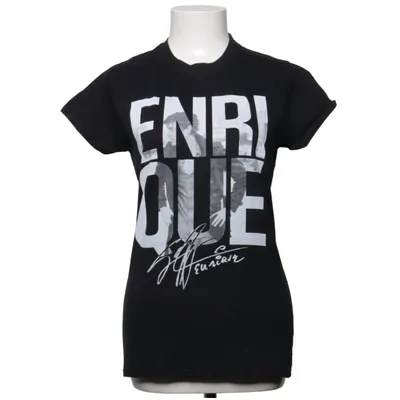 T-shirt (Zwart, Wit) van Anvil Katoen