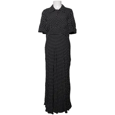 Maxi dress (Black, White) from Ghost London Viscose