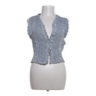 Vest (Blue, White) from Naf Naf Cotton