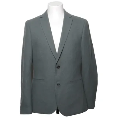 Kavaj (Grå) från Harry Brown Polyester, Viskos, Ull