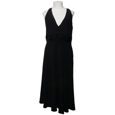 Robe (Noir) de Claudia Sträter Acétate, Polyester, Viscose