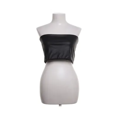 Tube top (Zwart) van Topshop Elastaan, Viscose, Polyurethaan, Polyester
