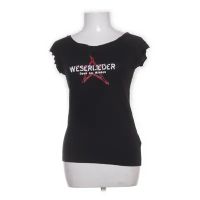 T-shirt (Svart, Röd) från Continental Clothing Ekologisk bomull