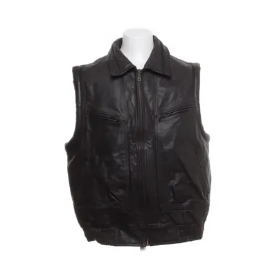 Läderväst (Brun) från Prince Polyester, Skinn