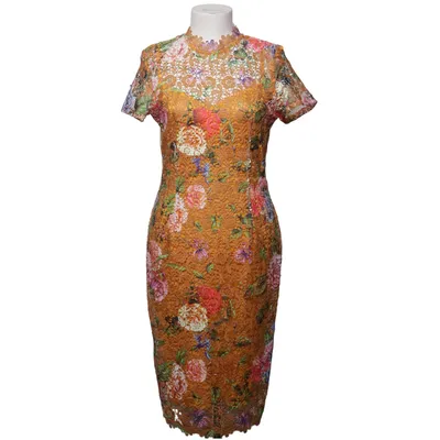 Cocktailjurk (Bruin, Meerkleurig) van Paper Dolls Polyester