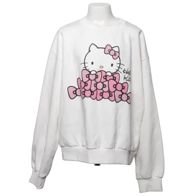 Sweatshirt (Hvid, Pink) fra Hello Kitty Bomuld, Elastan