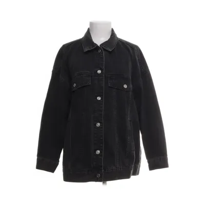 Spijkerjas (Zwart) van Mango Denim Katoen