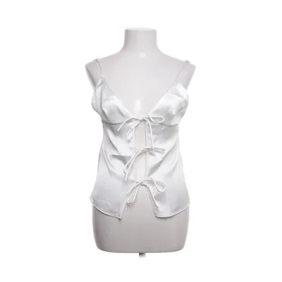 Tank Top (White) from Zara Polyester