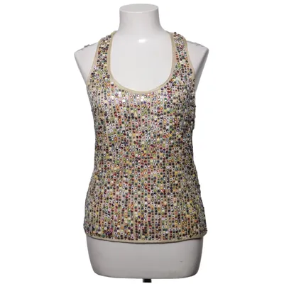 Tank Top (Beige, Multicolored) from Scee by Twinset Polyamide, Viscose