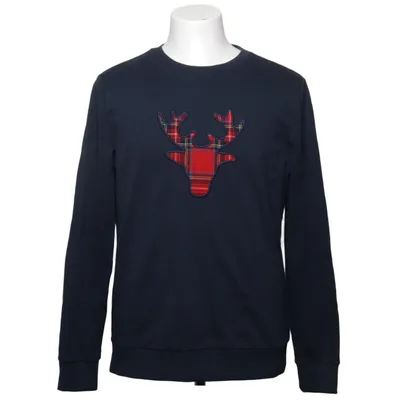 Sweatshirt (Blå, Rød) fra JBC Bomuld, Elastan, Polyester