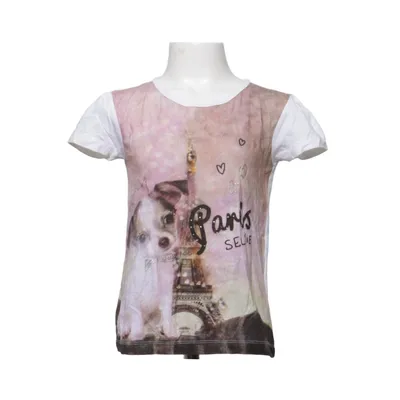 T-shirt (White, Pink, Brown) from Sweet Me Cotton