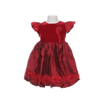 Aftonklänning (Röd) från Kids World Elastan, Polyester