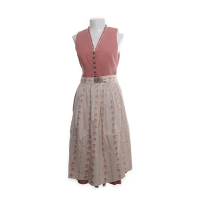 Dirndl (Roze, Meerkleurig) van Marjo Trachten Katoen