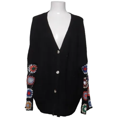 Strickjacke (Schwarz, Mehrfarbig) von Shein Curve Acryl