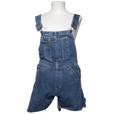 Hängselshorts (Blå) från Ikeda Bomull