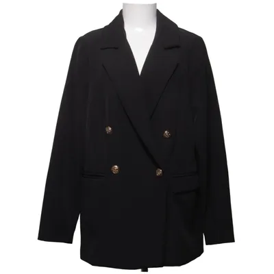 Blazer (Zwart) van Zizzi Elastaan, Polyester