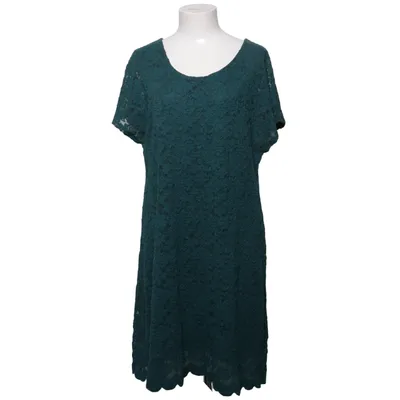 Dress (Green) from Geena Cotton, Elastane, Polyamide, Polyester
